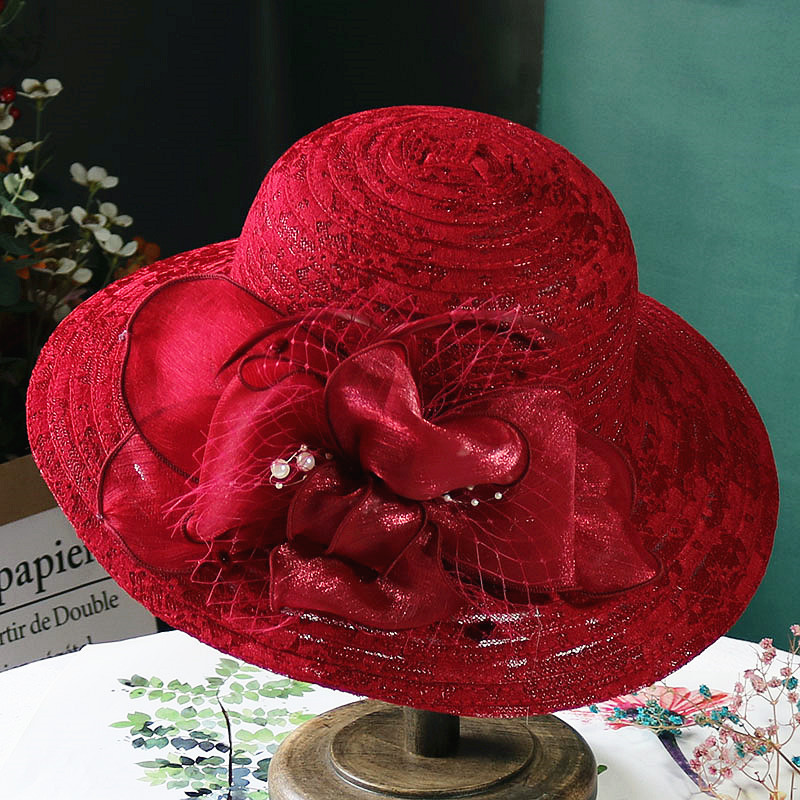 String Of Pearls Plant - Sun hat for women in spring