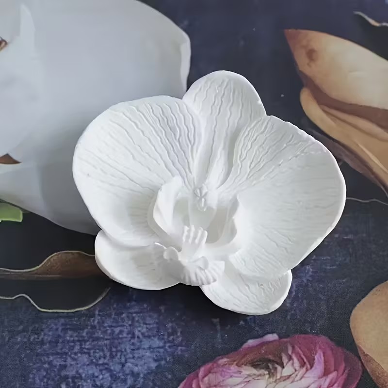 Orchid Phalaenopsis - 3D Butterfly Orchid Silicone Candle Mold