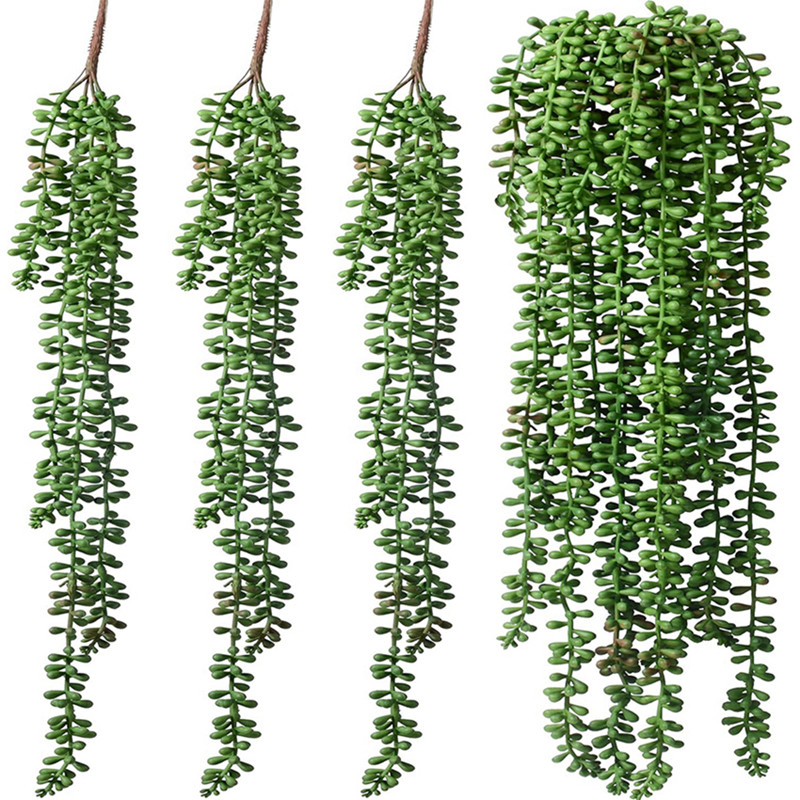 Artificial Plastic Plants Vine - String Of Pearls Plant 评论和价格