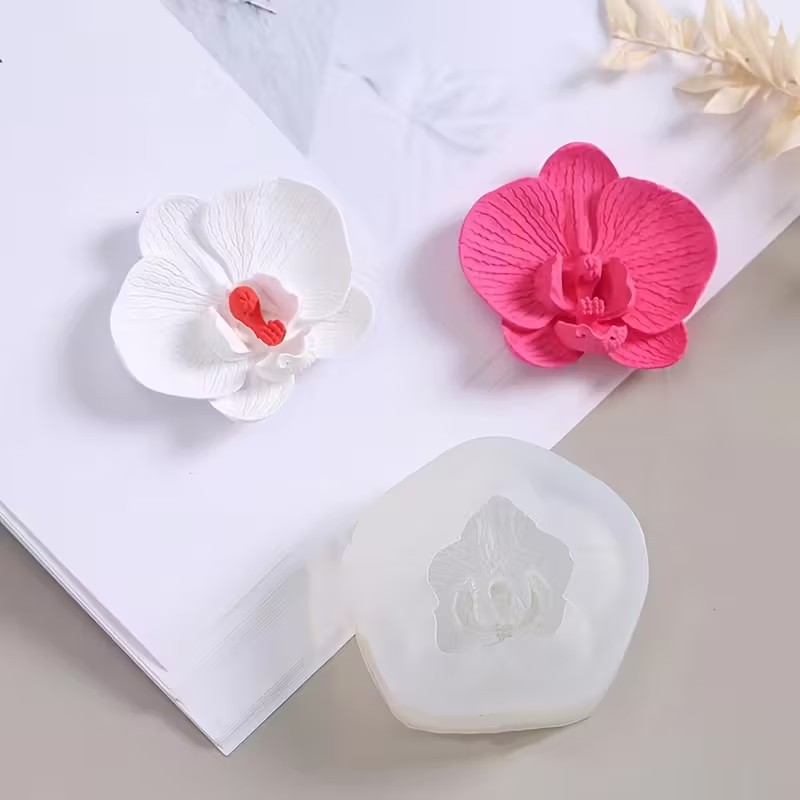 3D Butterfly Orchid Silicone C - Orchid Phalaenopsis 评论和价格