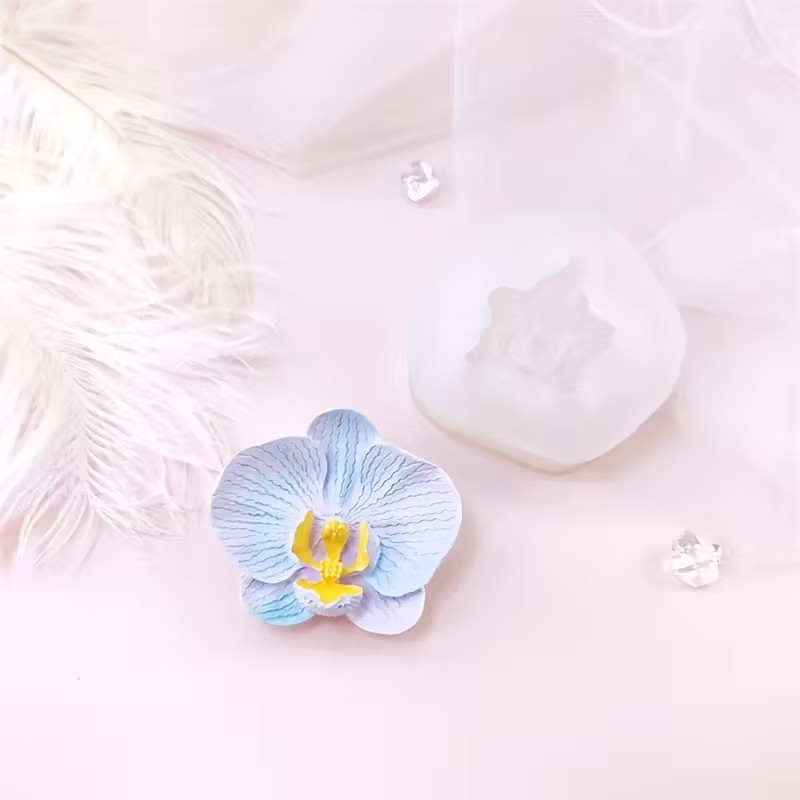 3D Butterfly Orchid Silicone C - Orchid Phalaenopsis 评论和价格