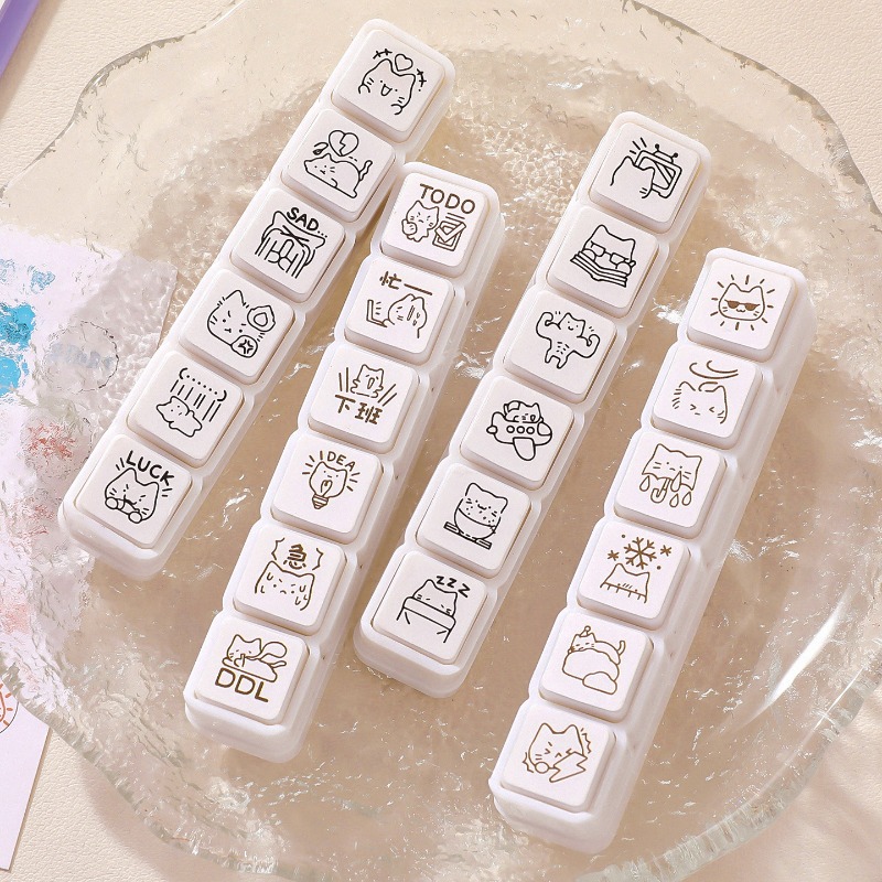 Cute Cat Emoji Stamp Daily Lif - Planned Parenthood 评论和价格