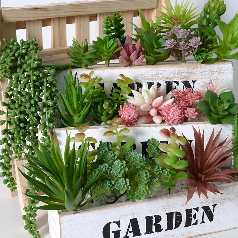10/20Pcs PVC Succulents Plants - String Of Pearls Plant 评论和价格